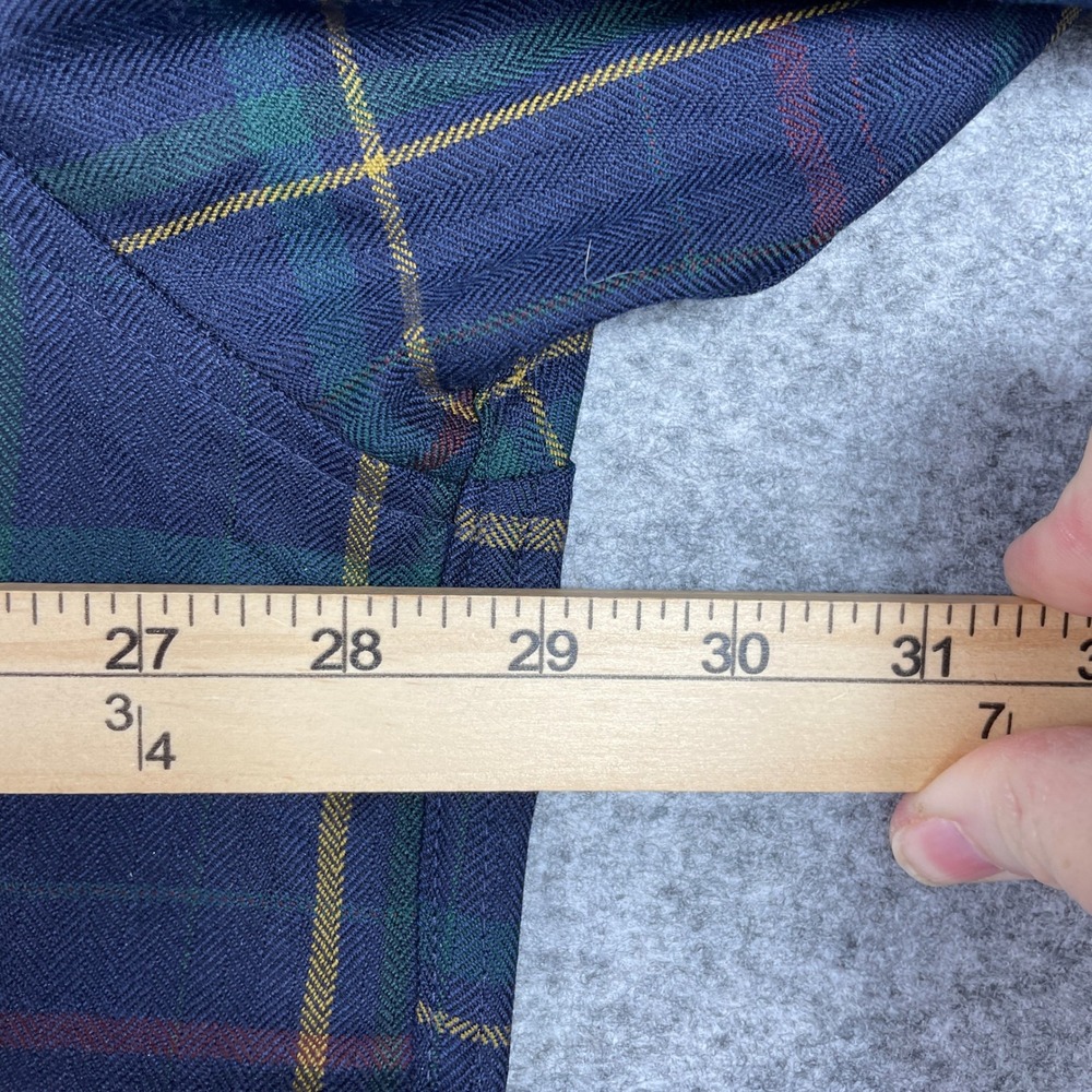 Pendleton 100% Virgin Wool Shirt Mens XXL Blue Sir Pendleton Tartan Plaid Button - Picture 8 of 11